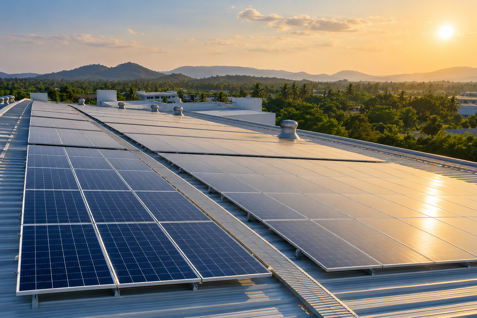 Commercial rooftop solar